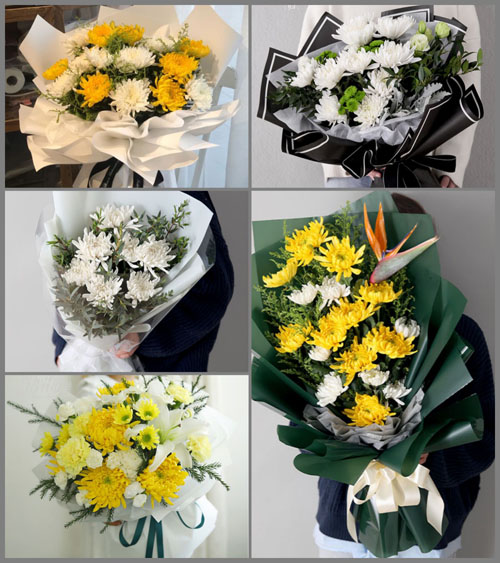 山西长治沁县新店镇二神岭村白事花束代送